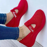 Niulatu 2025 Spring Summer Women Shoes With Platform Zapatillas Mujer Slip On Woman Vulcanize Shoes Casual Shoes Female DJSE