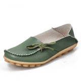 Niulatu Women Genuine Leathe Shoes Moccasins Mother Loafers Soft Slip On Leisure Flats Casual Female Driving Ballet Footwear DJSE