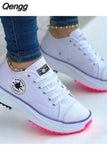 Niulatu Women Fashion Platform Low-top Women Single Shoes Thick-soled Candy Color Flats Female Canvas Shoes 2025 DJSE