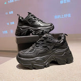 Niulatu Women Platform Chunky Sneakers Designers Fashion Brand Casual Shoes Woman Tennis Basket Female Summer Vulcanized Shoes 2025 DJSE