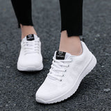 Niulatu for Women Sneakers 2025 Summer Woman Casual Sport Shoe Flats Casual Ladies Mesh Light Breathable Nursing Vulcanize Shoes DJSE