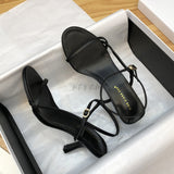Niulatu Low Sandals Woman Leather Suit Female Beige Women¡¯s Shoes High Heels Low-heeled Black Comfort New Stiletto Girls Fas DJSE