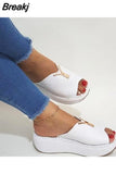 Niulatu For Women Open Toe Beige Heeled Sandals Med 2025 Women's Summer Heels Clogs Wedge Large Size Comfort Block Peep DJSE