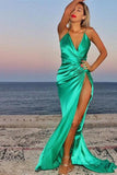 Niulatu Straps Sleeveless V-Neck Mermaid Prom Gown with HZ1007