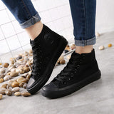 Niulatu Men Canvas Sneakers Lovers Comfortable Shoes Flats Casual Women White Black Walking Shoes Chinese Style Vulcanized shoes DJSE
