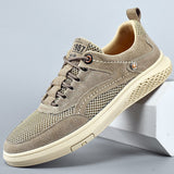 Niulatu Men's genuine Leather Casual Shoess lace up Trend Comfortable Men Shoes outdoor Sneakers British Fashion Men High Top Moccasins DJSE