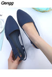 Niulatu Fashion Women's Flat Shoes Pointed Toe Light Luxury Sandals Women Designers Elegant Woman Casual Comfortable Shoes DJSE