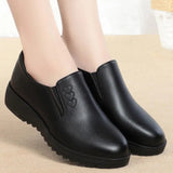 Niulatu Women's Round Toe Office Shoes Comfortable Women's Shoes Casual Thick-soled Women's Shoes Outdoor Trendy Sports Shoes Women DJSE