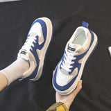 Niulatu Women Shos 2025 Spring New White Shos Fashion Breathable Casual Sport Shoes Ladies Non Slip Flat Running Shoes Zapatos De Mujer DJSE