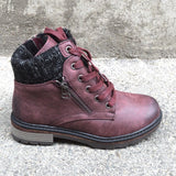 Niulatu Boots Women Winter Plush Warm Waterproof Short Motorcycle Boots Women's Cotton Shoes Snow snow boots Boots DJSE