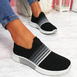 Niulatu Autumn Sock Knitted Women Sneakers Air Mesh Soft Female Vulcanized Shoes Casual Slip on Ladies Flat Candy Color Shoes New DJSE