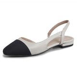Niulatu Low Heels Real Leather Slingbacks Shoes Women Square Toe Pumps Thick Heel Shoes Brand Design Lady Footwear 2025 Size 40 DJSE