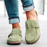 Niulatu Women Retro Shoes Slip on Mules Ladies Comfort Flats Female New Plus Size 43 Casual Men Summer Flat Clogs Zapatos Mujer DJSE