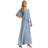 Niulatu Chiffon Plus Size Mother of The Bride Dresses Formal Prom Gown Ruffle HZ1007