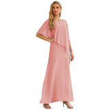Niulatu Chiffon Plus Size Mother of The Bride Dresses Formal Prom Gown Ruffle HZ1007