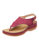 Niulatu Summer Women Strap Sandals Women&#39;s Flats Open Toe Solid Casual Shoes Rome Wedges Thong Sandals Sexy Ladies Shoes DJSE