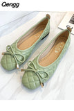 Niulatu Shoes Women Fashion Pointed Toe Female Spring Autumn Single Shallow Mouth Loafers Shoes Mocasines De Mujer Zapatos DJSE