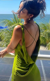 Niulatu Backless Print Long Prom Dress Elegant Evening Dress Party Gown HZ1007