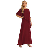Niulatu Chiffon Plus Size Mother of The Bride Dresses Formal Prom Gown Ruffle HZ1007