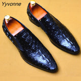 Niulatu Leather Black Mens Shoes Oxford Office Shoes For Men Luxury Dress Shoes Slipon Wedding Shoes For Men DJSE
