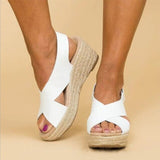 Niulatu Shoes For Women 2025 New Summer Ladies Sandals Solid Plus Size Non-slip Famale Casual Footwear Woman Comfortable Shoes DJSE