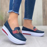 Niulatu New Platform Comfortable Women Sneakers Fashion Thick Bottem Casual Shoes Women Increase Vulcanize Shoes Plus Size DJSE