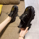 Niulatu Janes women's Pumps Spring Sweet Cute Lolita Casual Girls Shoes Platform Chunky Heels College Student Jk Shoes DJSE