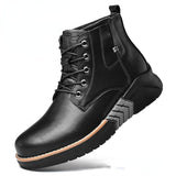 Niulatu Men Boots Elevator Shoes Height Heightening Man Increase Insole 7cm Leather Motorcycle Winter Fashion DJSE