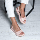 Niulatu Women Shoes Slippers Woman Pink Jelly Summer Flip Flops Beach Shoes Female Pool Sandals Flat Platform Ladies Slides DJSE