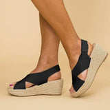 Niulatu Shoes For Women 2025 New Summer Ladies Sandals Solid Plus Size Non-slip Famale Casual Footwear Woman Comfortable Shoes DJSE