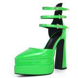 Niulatu Platform Brand Design Sandals Women High Heels Dress Party Luxury Female Shoes Pointed Toe Sexy Shoes For Woman DJSE