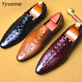 Niulatu Leather Black Mens Shoes Oxford Office Shoes For Men Luxury Dress Shoes Slipon Wedding Shoes For Men DJSE