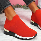 Niulatu Women Vulcanized Shoes Ladies Solid Color Slip-On Sneakers for Female Casual Sport Shoes 2025 Fashion Mujer Shoes DJSE