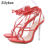 Niulatu Shoes Woman Sexy Elegant Ankle Strappy Party Shoes GoldenHigh Heels Wedding Shoes Open Toe Shoes Zapatos DJSE