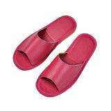 Niulatu Cow Leather slippers couple indoor non-slip men women home fashion casual single shoes TPR soles spring summer DJSE