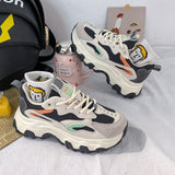 Niulatu Summer Shoes 2025 Breathable Mesh Streetwear Zapatillas Mujer Casual Students Patchwork Outside Sports Sneakers DJSE