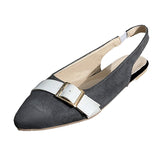 Niulatu Women's Ballet Flats Loafers Autumn Flat Shoes for Women Pointed Toe PU Slip on Shallow Casual Mixed Color Ladies Shoe DJSE