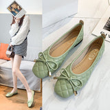 Niulatu Shoes Women Fashion Pointed Toe Female Spring Autumn Single Shallow Mouth Loafers Shoes Mocasines De Mujer Zapatos DJSE