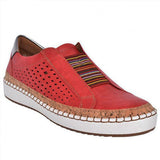 Niulatu Breathable Hollow Out Sneakers Casual Round Toe Flat Loafers Comfortable Sneakers Female Plus Size Chaussure Shoes 1021 DJSE