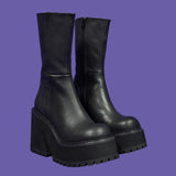 Niulatu Leather Ankle Boots Shoes Women Fashion Mid Calf Ankle Women Boots Female Winter INS Botas De Mujer Size DJSE