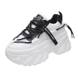 Niulatu Sneakers Women 2025 Autumn Hidden Heels Mix Color Breathable Mesh Sport Shoes Woman Thick Bottom Vulcanize Shoes DJSE