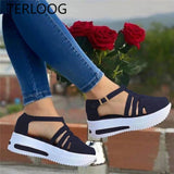 Niulatu to College Wedge Sandals Women's Shoes 2025 Summer New Platform Sandals Ladies Casual Beach Shoes Female Flip Flops Dress Heels Slippers DJSE