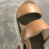 Niulatu Women Sandals 2025 Platform Sandals Wedges Shoes Ladies Peep Toe Gladiator Sandalias Mujer Summer Shoes Linen Wedge Heel Sandals DJSE