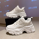 Niulatu Women Platform Chunky Sneakers Designers Fashion Brand Casual Shoes Woman Tennis Basket Female Summer Vulcanized Shoes 2025 DJSE