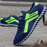 Niulatu Men Shoes Summer Brand Fashion Men Casual Shoes Lightweight Breathable Men Sneakers Lace Up Gray White Black Red Tenis Man Shoes 1024 DJSE