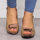 Niulatu Retro Wedges Summer Wedge Sandals Female Casual Sewing Women's Shoes Comfortable Ladies Sandalias Plus Size 2025 DJSE