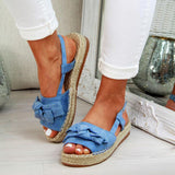 Niulatu Women Flat Sandals Summer Ladies Gladiator Peep Toe Elastic Band Sandals Fashion Platform Shoes woman Casual Footwear DJSE