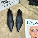 Niulatu Loafers Shoes 2025 Spring Women Slip On Leather Shoes Women Fashion Shallow Flats Heel Shoes DJSE