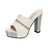 Niulatu Open Toe Ankle Strap Women Sandals Sexy High Heels Lady Shoes Buckle 12.5cm Low Heel Summer Sandals DJSE