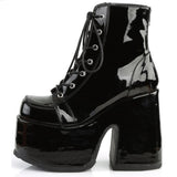 Niulatu Big Size 43 Round Toe Punk Cool Goth Chunky Lace Up Women's Boots Platform High Heeled Platform Autumn Shoes DJSE